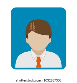 man avatar icon, businessman avatar