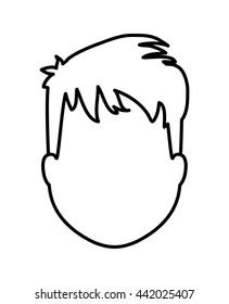 Man avatar icon. Person design. vector graphic