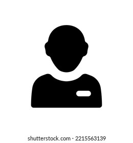 Man-Avatar-Symbol (einfache Vektorgrafik)