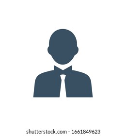 Man, avatar icon (vector illustration)