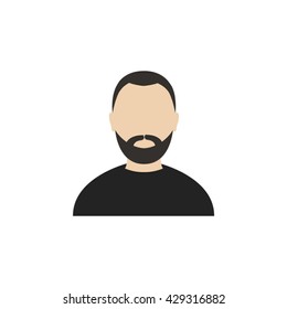 man avatar icon. vector illustration