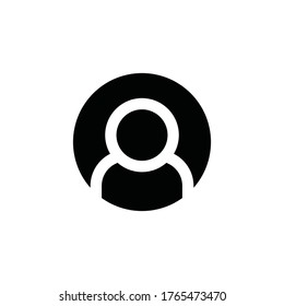 man avatar icon vector sign symbol isolated