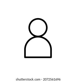 man avatar icon vector sign symbol isolated
