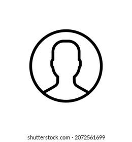 man avatar icon vector sign symbol isolated
