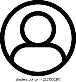 man avatar icon vector sign symbol isolated on white background..eps