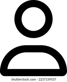 man avatar icon vector sign symbol isolated