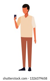 man avatar isolated