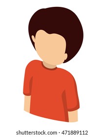 man avatar isometric isolated vector illustration design