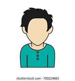 man avatar portrait icon image 
