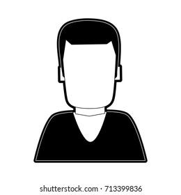 man avatar portrait icon image 