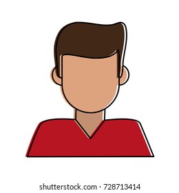 man avatar portrait icon image 