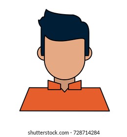 man avatar portrait icon image 