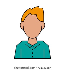 man avatar portrait icon image 