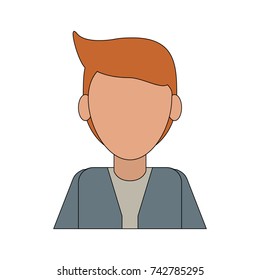 man avatar portrait icon image 