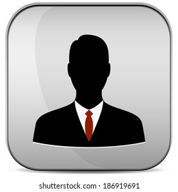 Man avatar profile picture - vector