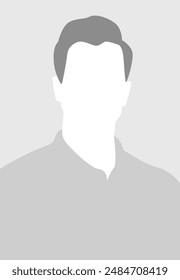 Man Avatar Profile Portrait Vector Illustration
