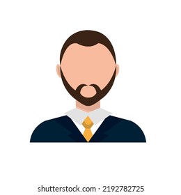 avatar de man, avatar de perfil, arte vectorial