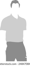 Man Avatar Profile Vector Illustration