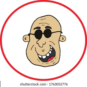 diseño vectorial de avatar de hombre. eps10
