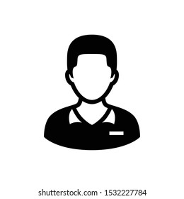Man Avatar Vector Graphics Icon