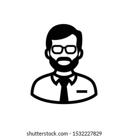 Man Avatar Vector Graphics Icon