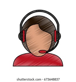 man avatar vector illustration