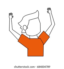 man avatar vector illustration