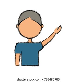 man   avatar  vector illustration