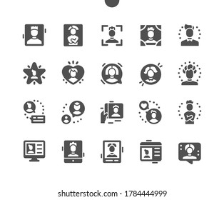 Man avatar Well-crafted Pixel Perfect Vector Solid Icons 30 2x Grid for Web Graphics and Apps. Simple Minimal Pictogram
