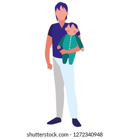 Man and baby design