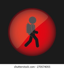 man backpack