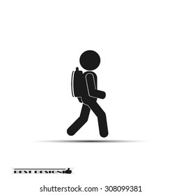 man backpack