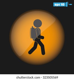 man backpack