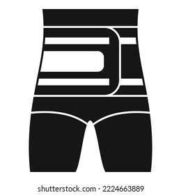 Man bandage icon simple vector. Damage body. Fracture accident