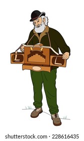 Man With Barrel Organ