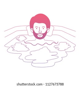 man in the bathtub