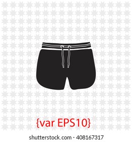 Man Beach Shorts icon.