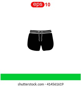 Man Beach Shorts icon.