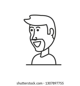 man with beard avatar character