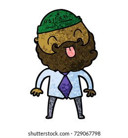 man with beard with hat and shirt
