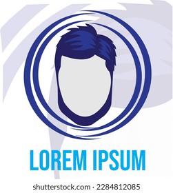Man With Beard Logo vector design