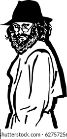 man with a beard wearing glasses