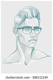 Man Beauty Portrait
