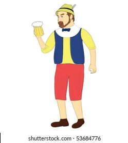 a man with beer from Czech