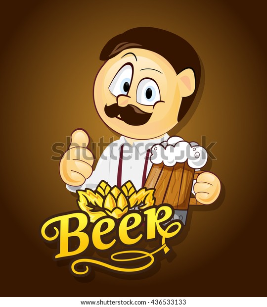 man-beer-mug-cartoon-vector-illustration-stock-vector-royalty-free-436533133-shutterstock