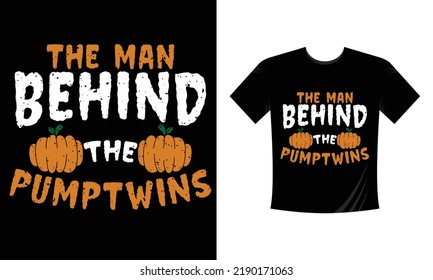 the man behind the pumpkins Halloween t shirt vector svg designs