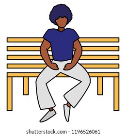 man and bench design