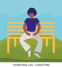 man and bench design