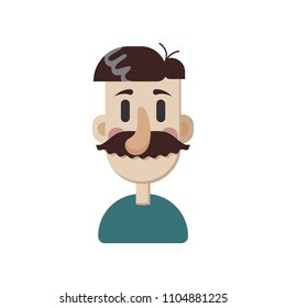 Man with big mustache