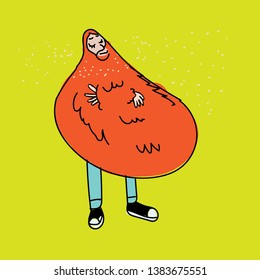 Man with big red beard